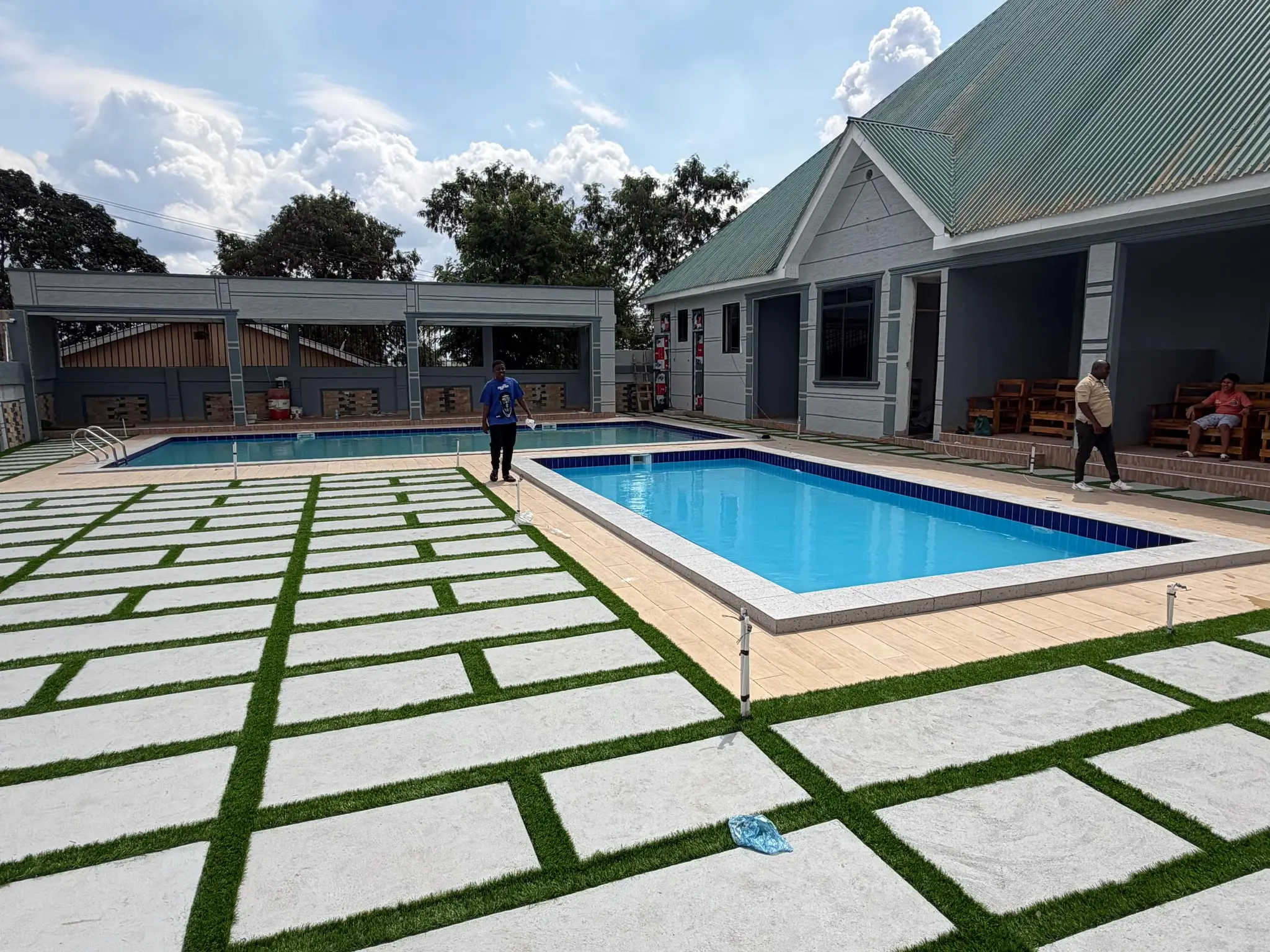 Completed pools at Chalinze